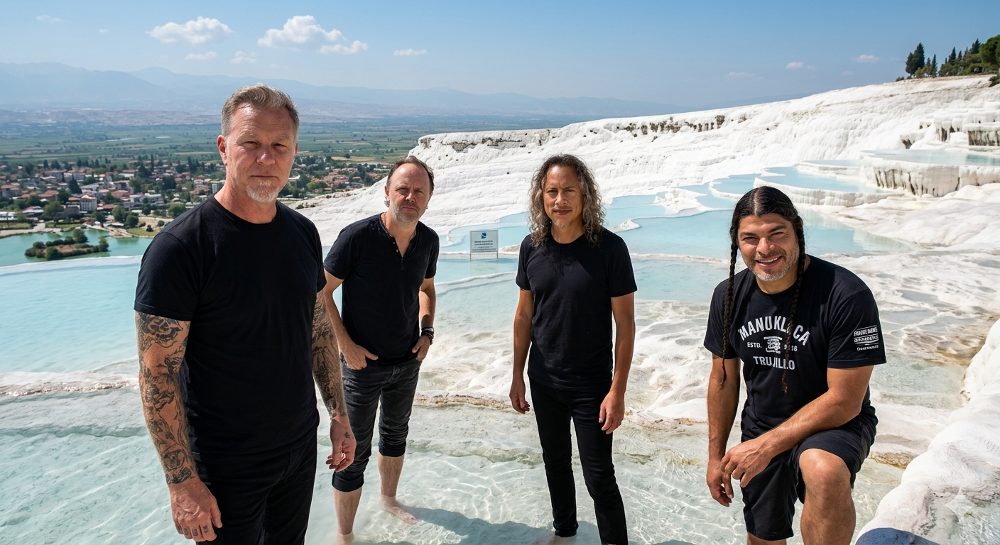 Rock Wind in Pamukkale: Metallica is in the White Paradise